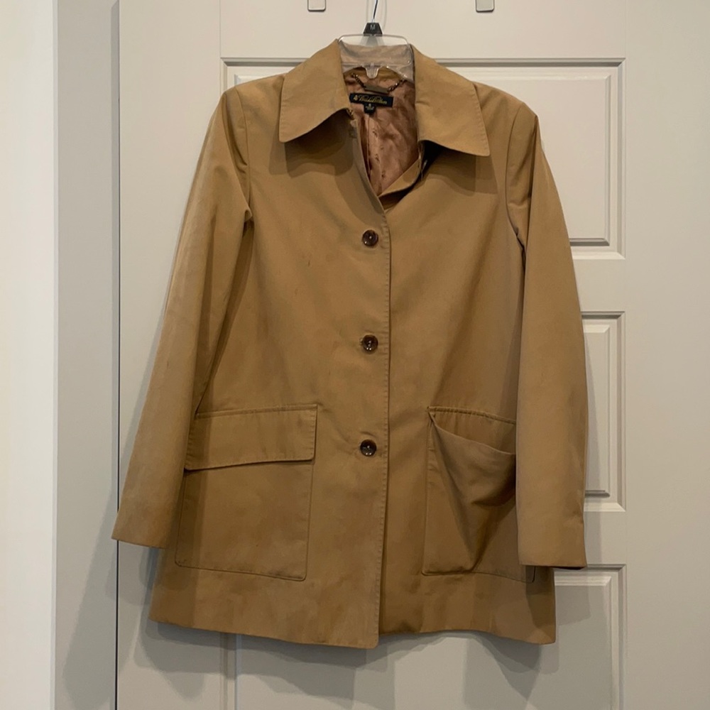 Brooks Brothers Camel Rain Jacket